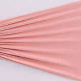 5 Pack Dusty Rose Wide Ruffled Fitted Spandex Chair Sash Band#whtbkgd