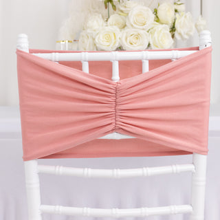 <span style="background-color:transparent;color:#000000;">Durable and Practical Dusty Rose Spandex Chair Bands</span>