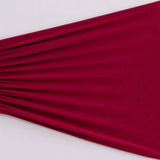 5 Pack Burgundy Wide Ruffled Fitted Spandex Chair Sash Band#whtbkgd
