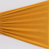 Yellow gathered fabric swatch on a white background #whtbkgd