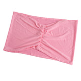 5 Pack Pink Wide Ruffled Fitted Spandex Chair Sash Band#whtbkgd