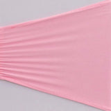 5 Pack Pink Wide Ruffled Fitted Spandex Chair Sash Band#whtbkgd