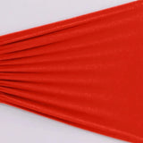 5 Pack Red Wide Ruffled Fitted Spandex Chair Sash Band#whtbkgd