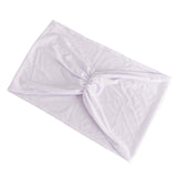 5 Pack White Wide Ruffled Fitted Spandex Chair Sash Band#whtbkgd