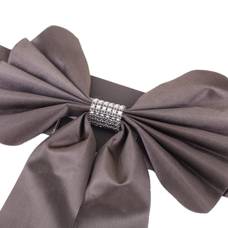 Premium Quality Charcoal Gray Chair Sashes for Any Occasion