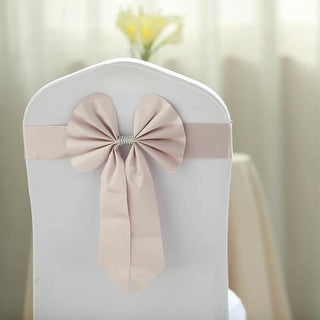 Blush Reversible Chair Sashes: Add Elegance to Your Event Decor