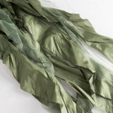 5 Pack Eucalyptus Sage Green Curly Willow Chiffon Satin Chair Sashes#whtbkgd