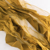 5 Pack Gold Curly Willow Chiffon Satin Chair Sashes#whtbkgd