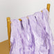 5 Pack Lavender Lilac Curly Willow Chiffon Satin Chair Sashes