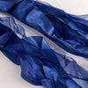 5 Pack Navy Blue Curly Willow Chiffon Satin Chair Sashes#whtbkgd