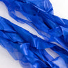 5 Pack Royal Blue Curly Willow Chiffon Satin Chair Sashes#whtbkgd