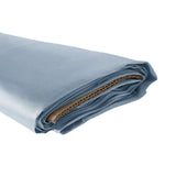 Folded light blue fabric on a white background. #whtbkgd