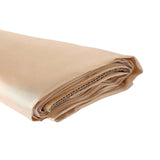 Roll of smooth beige fabric for sewing and crafting projects #whtbkgd
