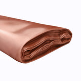 Copper satin fabric roll on a white background #whtbkgd