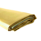Yellow satin fabric with a smooth texture and sheen. #whtbkgd