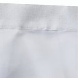 Taffeta 14ft Table Skirt White Cascading Curly Willow Style for Weddings & Banquets