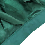 14ft Hunter Emerald Green Curly Willow Taffeta Table Skirt