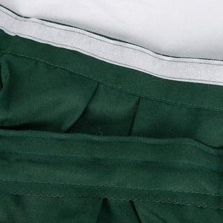Enhance Your Event Decor with the Hunter Emerald Green Pleated Table Skirt