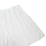 Portable Stage Skirt White Polyester Platform Skirting Cloth for Events, Performances & Wedding Staging - 48"x20ft