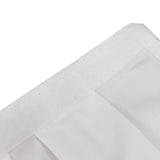 Portable Stage Skirt White Polyester Platform Skirting Cloth for Events, Performances & Wedding Staging - 48"x20ft