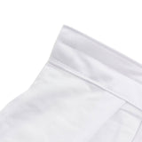 White zippered pillow protector close-up on a white background#whtbkgd