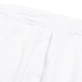 White fabric folds close-up texture background