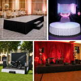 Event stage risers and platforms for weddings, runway shows, and performances