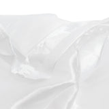 White satin fabric folds with soft sheen and texture