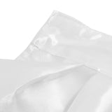 White satin fabric with soft folds and subtle texture, close-up abstract background#whtbkgd