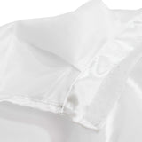 White fabric texture with stitched seam close-up