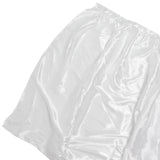 White crinkled plastic bag on a white background#whtbkgd