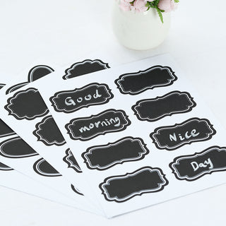 Easy-to-Use Self-Adhesive Chalkboard Labels
