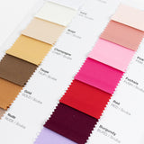 Scuba Polyester Fabric Sample Book - 30 Colors, High-Quality Swatches for Upholstery