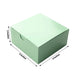 100 Pack | 4"x4"x2" Sage Green Cake Cupcake Party Favor Gift Boxes, DIY