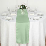Elevate Your Event with the Sage Green Polyester Table Runner