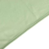 60"x102" Sage Green Premium Scuba Wrinkle Free Rectangular Tablecloth, Seamless Scuba Polyester