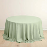 Sage Green Premium Scuba Wrinkle Free Round Tablecloth, Seamless Scuba Polyester Tablecloth