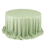 Sage Green Premium Scuba Wrinkle Free Round Tablecloth, Seamless Scuba Polyester Tablecloth