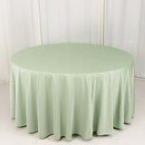 120inch Sage Green Premium Scuba Round Tablecloth, Seamless Scuba Polyester Tablecloth