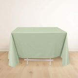 70inch Sage Green Premium Scuba Square Tablecloth, Seamless Scuba Polyester Tablecloth