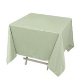 70inch Sage Green Premium Scuba Square Tablecloth, Seamless Scuba Polyester Tablecloth