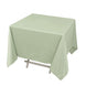 70inch Sage Green Premium Scuba Square Tablecloth, Seamless Scuba Polyester Tablecloth