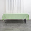 60inch x 102inch Sage Green Polyester Rectangular Tablecloth