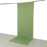 Sage Green 4-Way Stretch Spandex Photography Backdrop Curtain with Rod Pockets