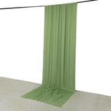 Sage Green 4-Way Stretch Spandex Photography Backdrop Curtain with Rod Pockets