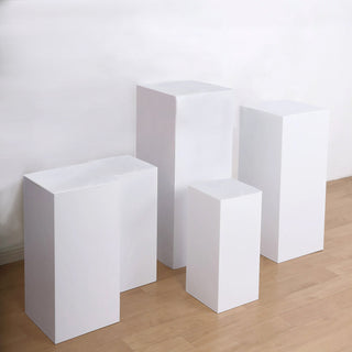 Versatile and Stylish White Metal Display Boxes