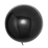 2 Pack | 18inch Shiny Black Reusable UV Protected Sphere Vinyl Balloons#whtbkgd
