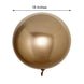 2 Pack | 18inch Shiny Gold Reusable UV Protected Sphere Vinyl Balloons