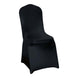 Shiny Metallic Black Spandex Banquet Chair Cover, Glittering Premium Fitted Chair Cover#whtbkgd