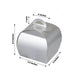25 Pack | 3.5inch Silver Cupcake Party Favor Gift Boxes DIY Easy Assembly - Clearance SALE